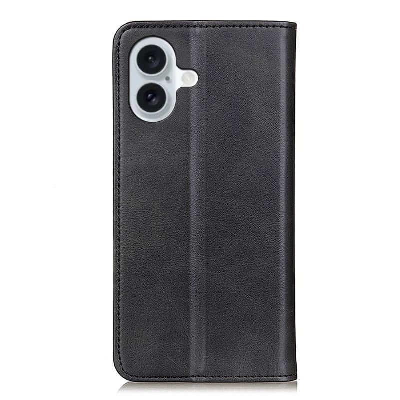 Kožené Pouzdro Folio iPhone 16 Tradiční
