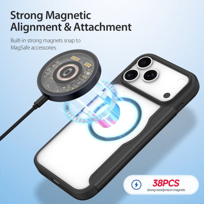 Kožené Pouzdro Folio iPhone 17 Pro Dux Ducis X Pro Series Skin