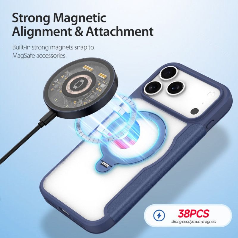 Kožené Pouzdro Folio iPhone 17 Pro Skin X Pro Series Se Stojánkem Dux Ducis