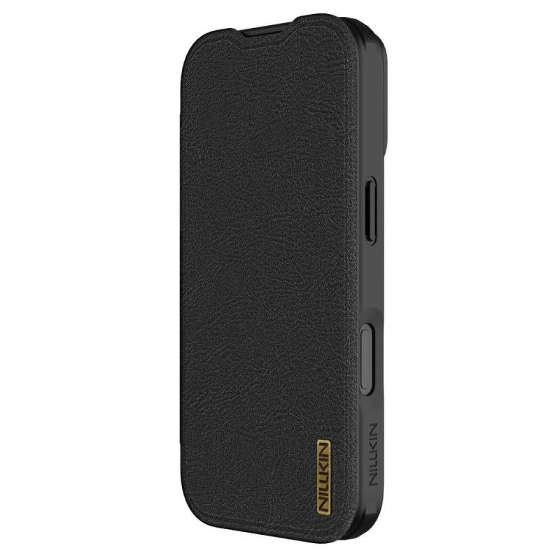 Kožené Pouzdro Folio iPhone 17 Qin Pro Series Nillkin