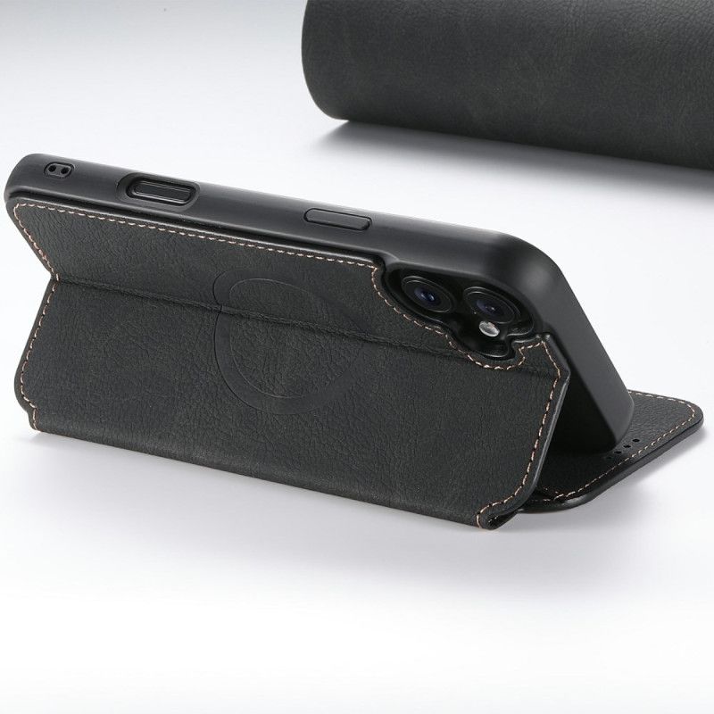 Kožené Pouzdro Folio iPhone 17 Styl Kůže Kompatibilní S Magsafe