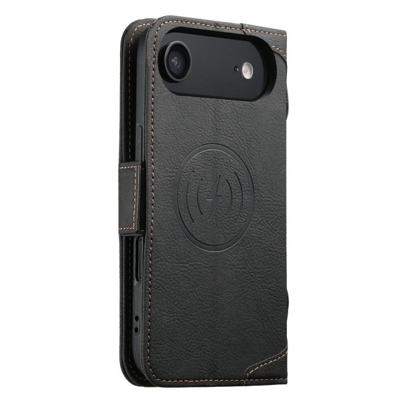 Kožené Pouzdro Folio iPhone Air Kompatibilní S Magsafe Suteni