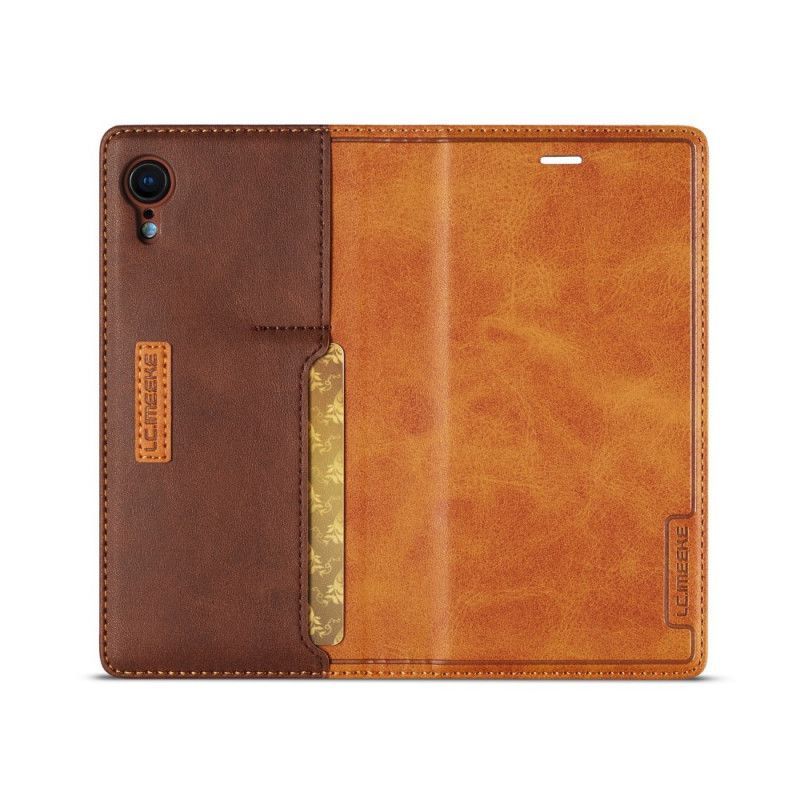 Kožené Pouzdro Folio Iphone Xr Řada Lc-001 Lc.imeeke
