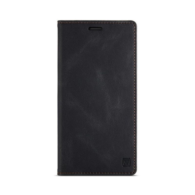 Kožené Pouzdro Folio Iphone  XS Max Efekt Kůže Technologie Rfid