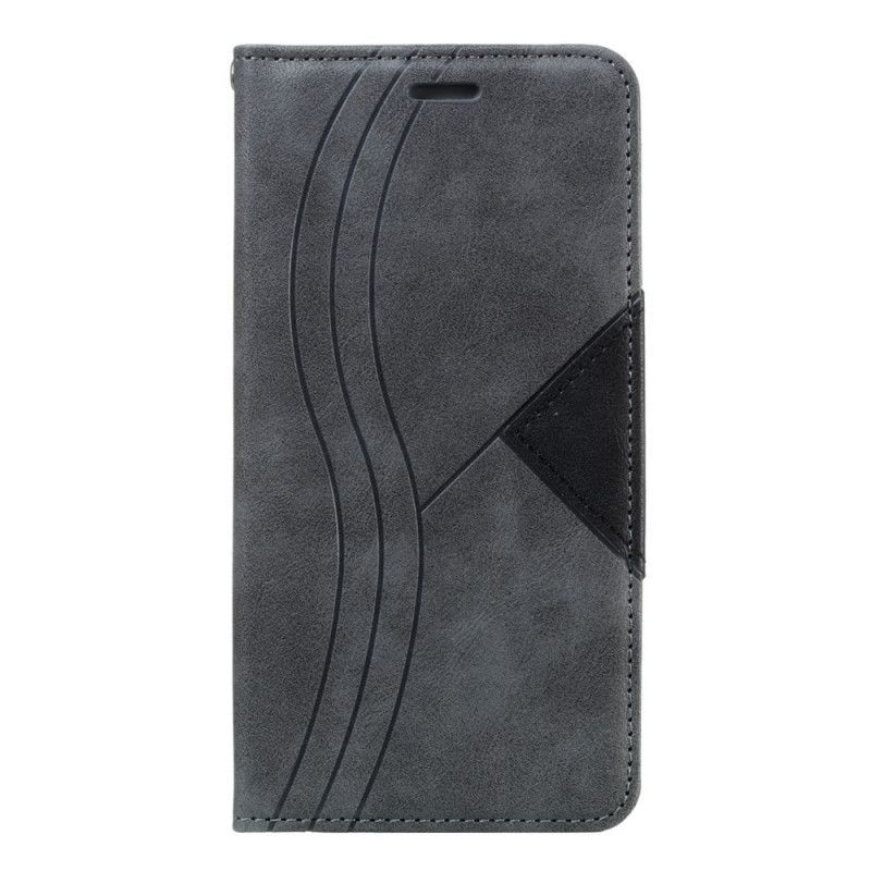 Kožené Pouzdro Folio Na Iphone 11 Styl Vlnité Kůže