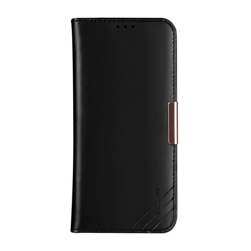Kožené Pouzdro Folio Na Iphone 12 Pro Max Dzgogo Pravá Kůže
