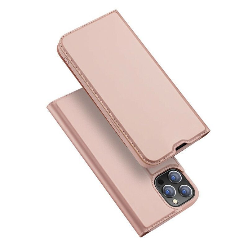 Kožené Pouzdro Folio Na Iphone 13 Pro Řada Skin Pro Dux Ducis