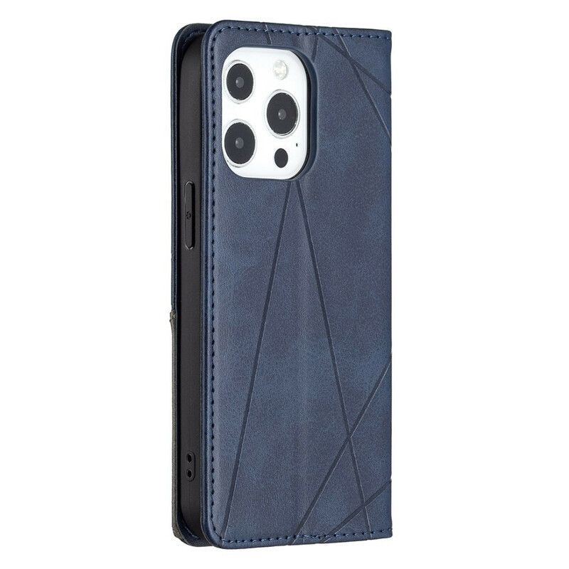 Kožené Pouzdro Folio Na Iphone 13 Pro Umělecký Styl