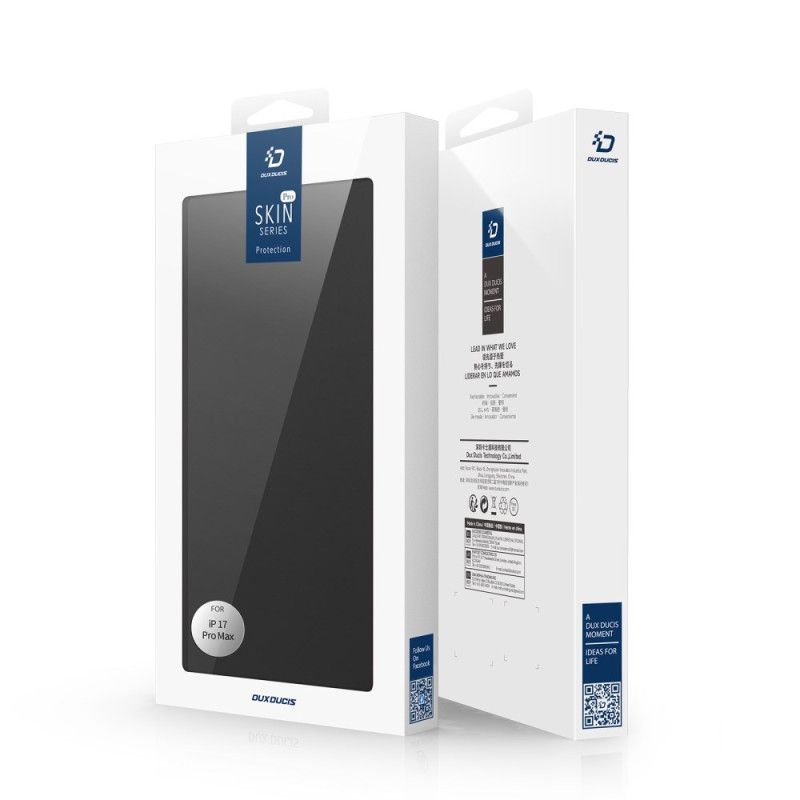 Kožené Pouzdro Folio Na iPhone 17 Pro Max Pouzdro Dux Ducis Pro Series