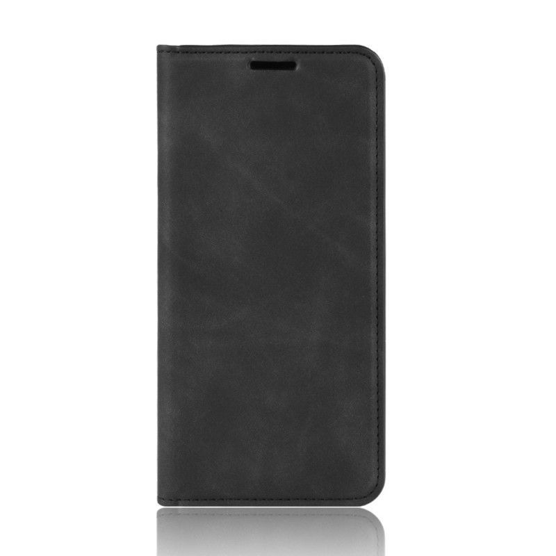 Kožené Pouzdro Folio Na Iphone Xr Efekt Měkké Kůže