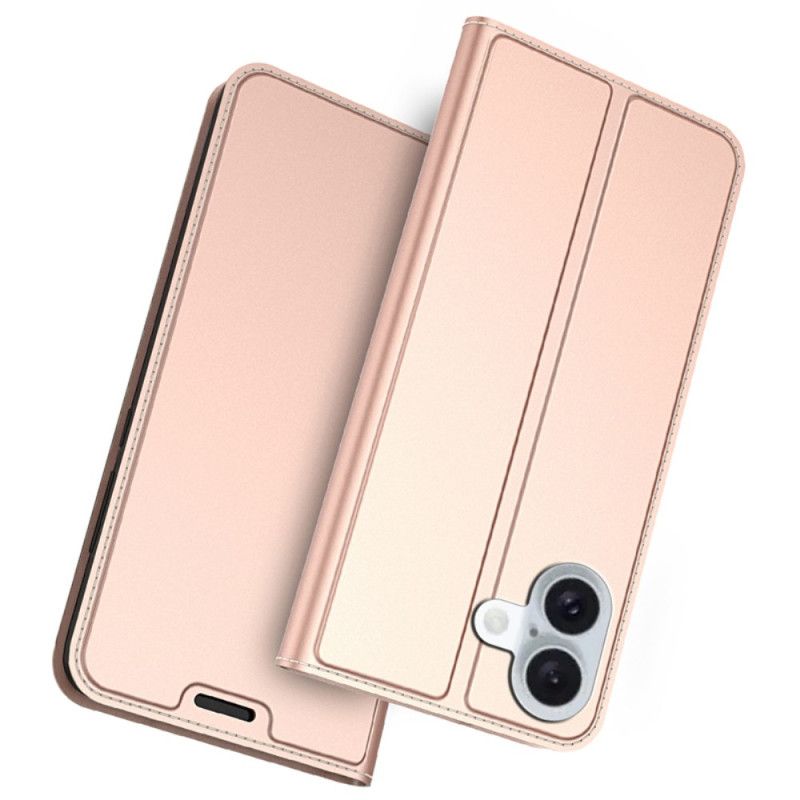 Kožené Pouzdro iPhone 16 Plus Kryty Na Mobil Klasická Řada