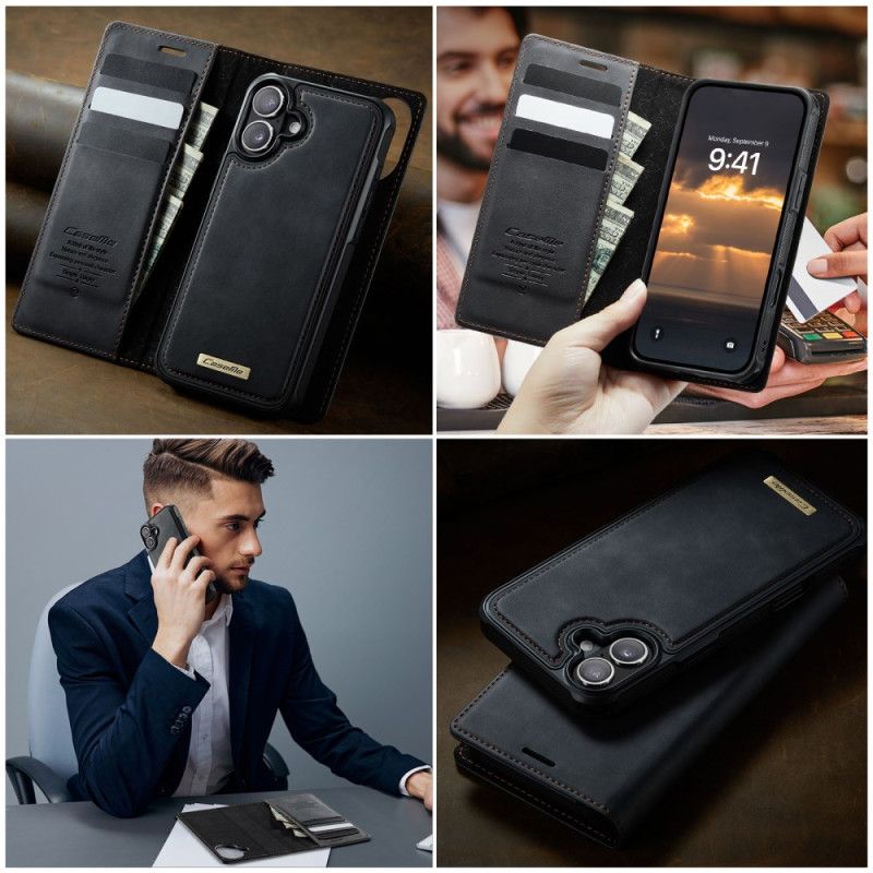 Kožené Pouzdro iPhone 17 Odnímatelné Pouzdro A Ochrana Rfid Kompatibilní S Magsafe