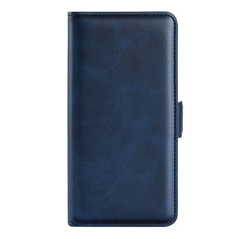 Kožené Pouzdro Na iPhone 14 Pro Max Dvojité Zapínání