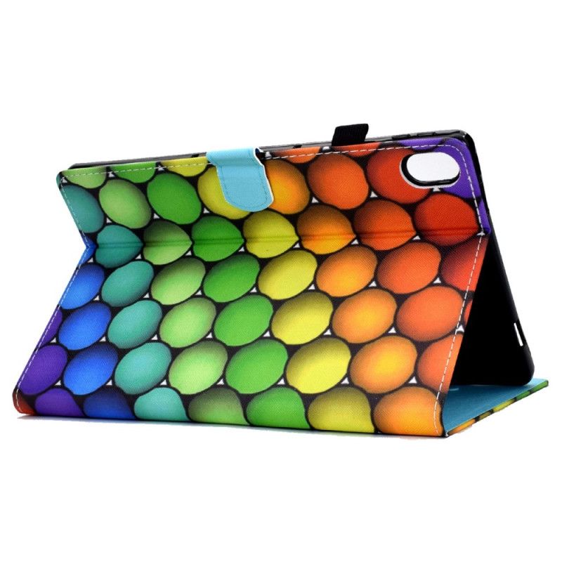 Kožený Kryt iPad (2025) Geometrický Vzor