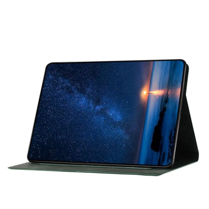 Kožený Kryt iPad (2025) Kočičí Vzor