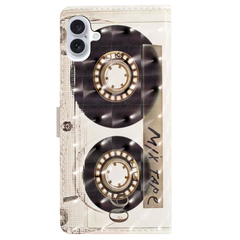 Kožený Kryt iPhone 16 Kazeta Na Krk