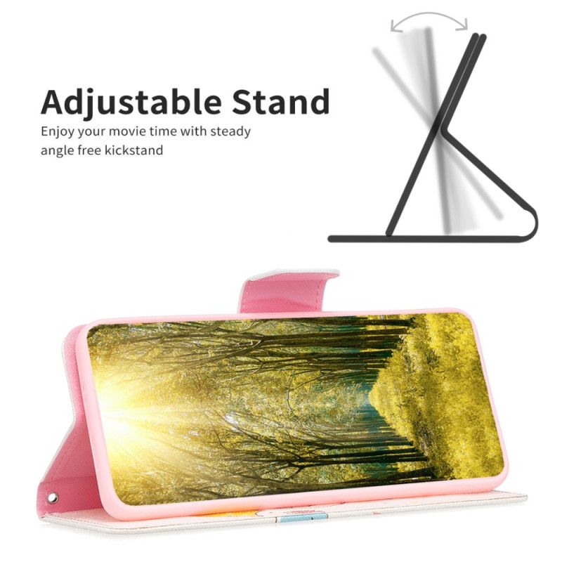 Kožený Kryt iPhone 16 Plus Deštník A Slon