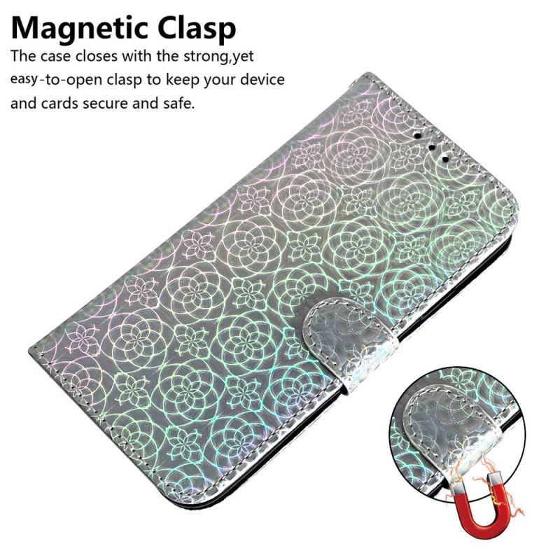 Kožený Kryt iPhone 16 Plus Diskotékový Styl