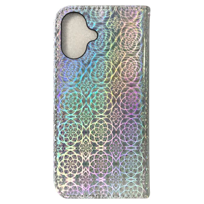Kožený Kryt iPhone 16 Plus Diskotékový Styl