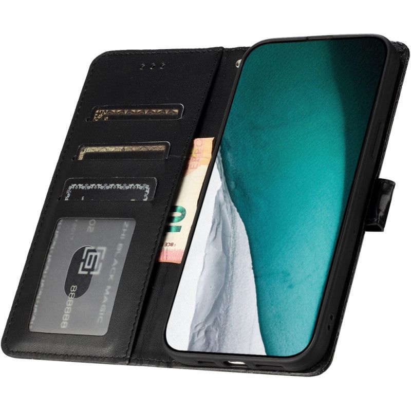 Kožený Kryt iPhone 16 Plus Krokodýlí Styl S Popruhem