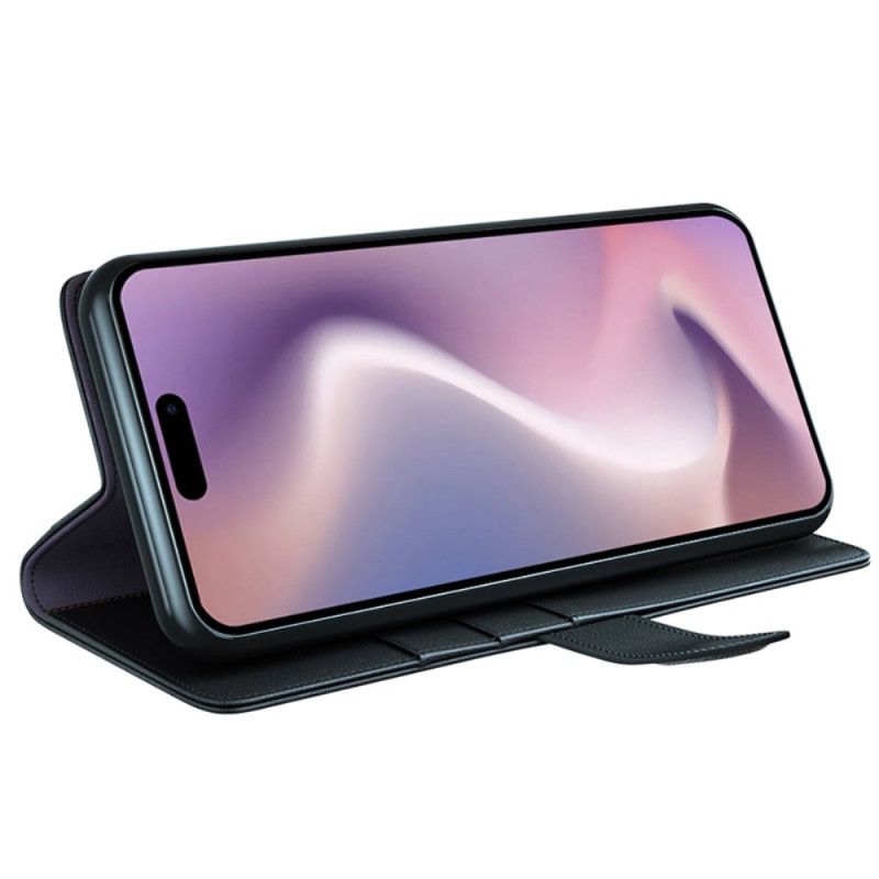 Kožený Kryt iPhone 16 Plus Pravá Kůže