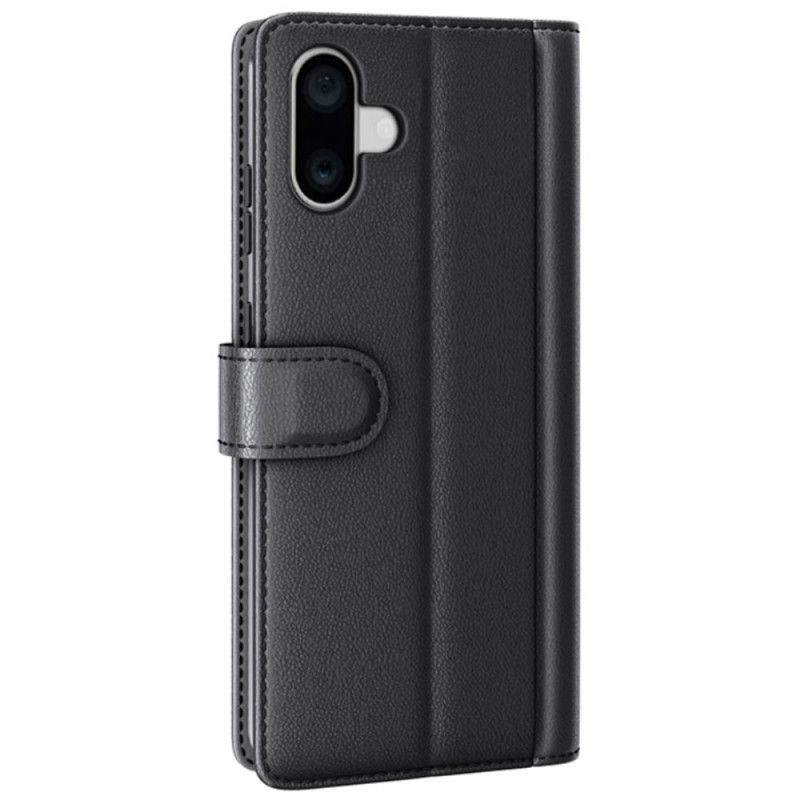 Kožený Kryt iPhone 16 Plus Pravá Kůže