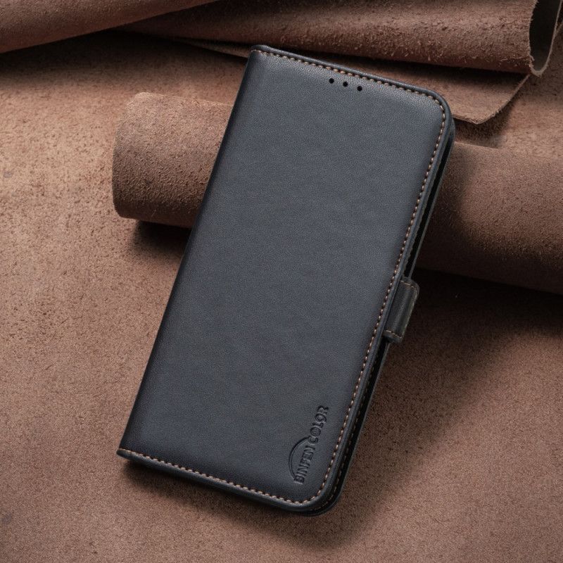 Kožený Kryt iPhone 16 Plus Styl Kůže Binfen Color