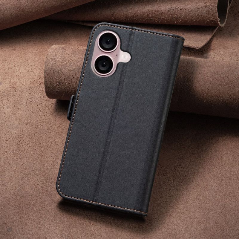 Kožený Kryt iPhone 16 Plus Styl Kůže Binfen Color