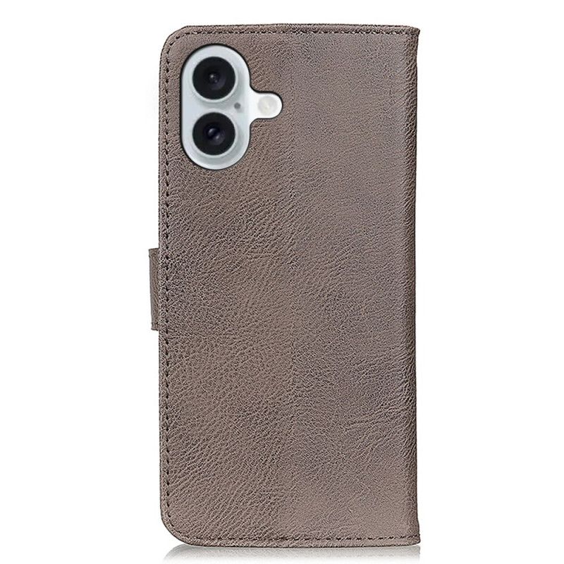 Kožený Kryt iPhone 16 Plus Vintage Khazneh