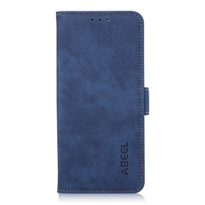 Kožený Kryt iPhone 16 Plus Vintage Semišový Efekt Abeel