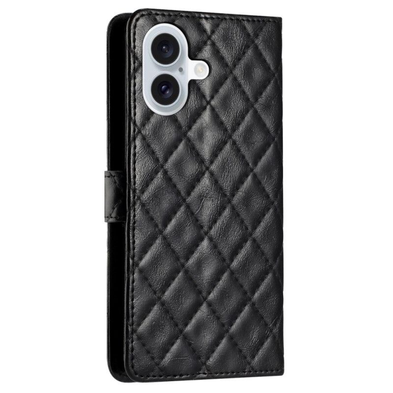 Kožený Kryt iPhone 16 Prošívané
