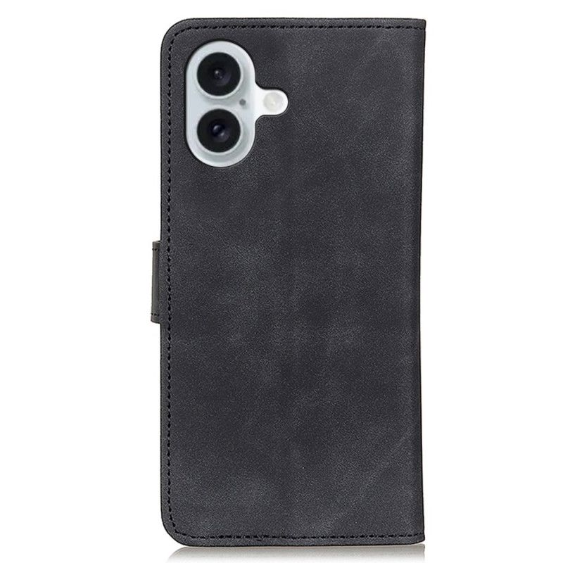 Kožený Kryt iPhone 16 Retro Styl Khazneh
