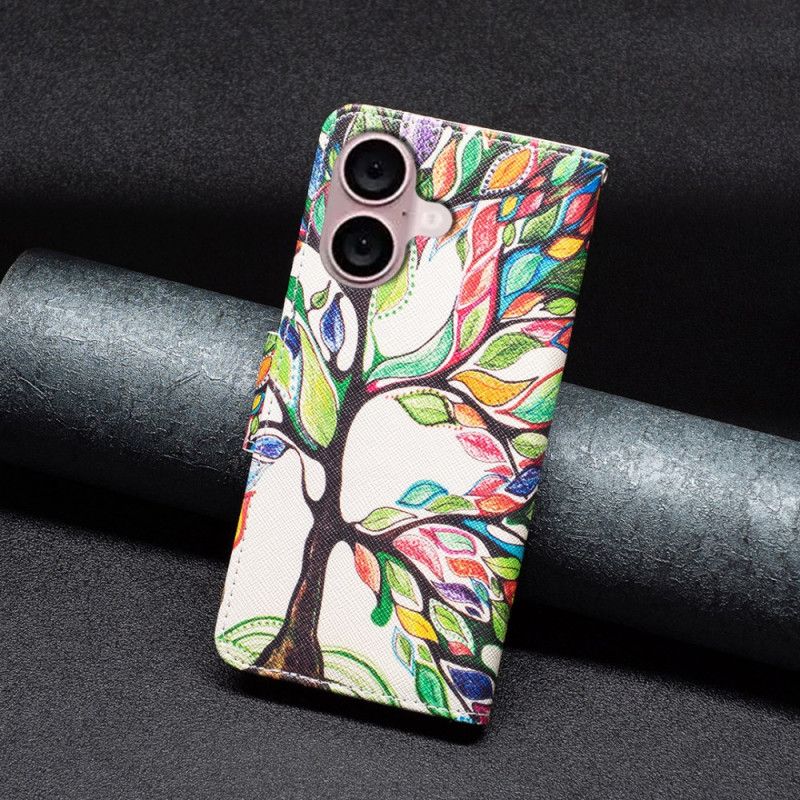 Kožený Kryt iPhone 16 Strom Života
