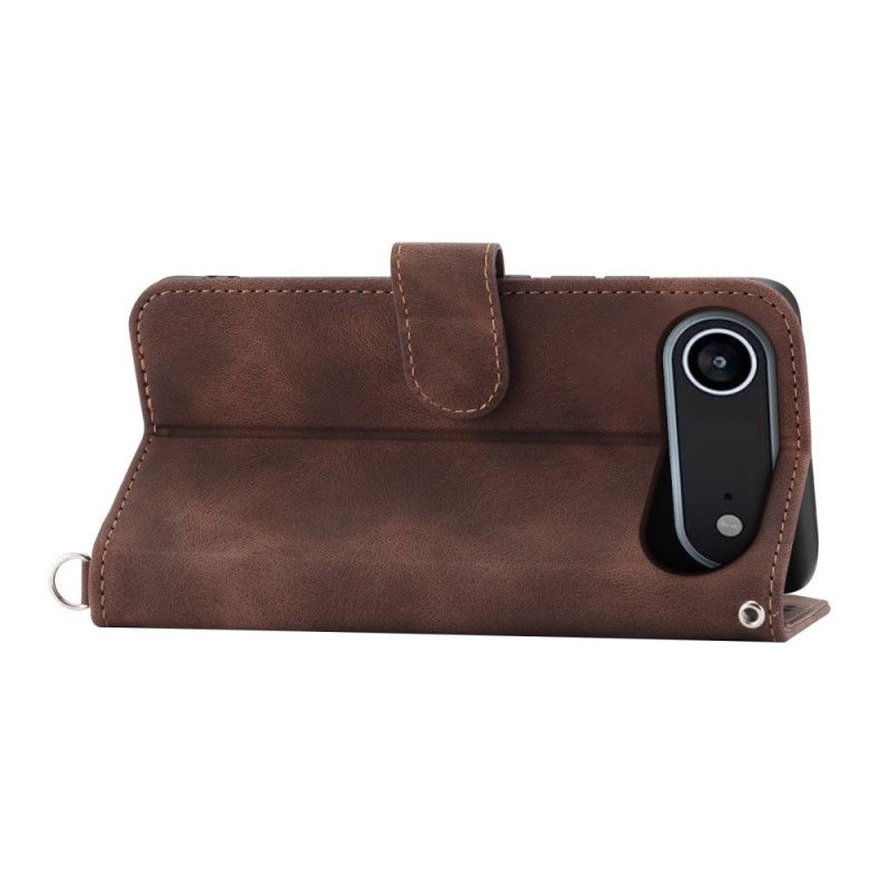 Kožený Kryt iPhone Air Květinová Krajka