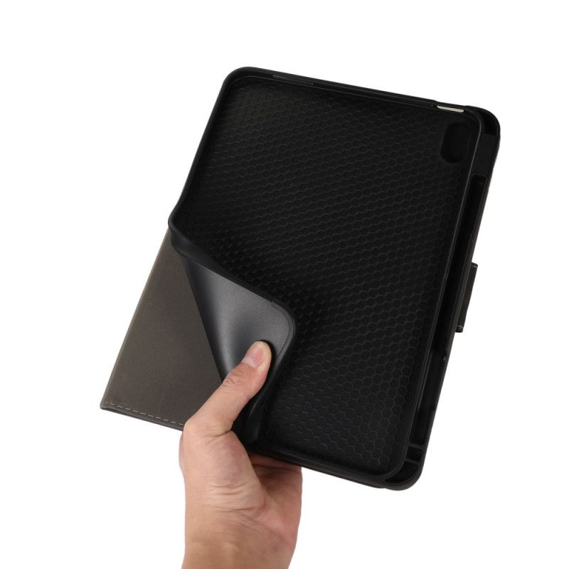 Kožený Kryt Na iPad (2025) Kožená Klopa A Držák Na Stylus