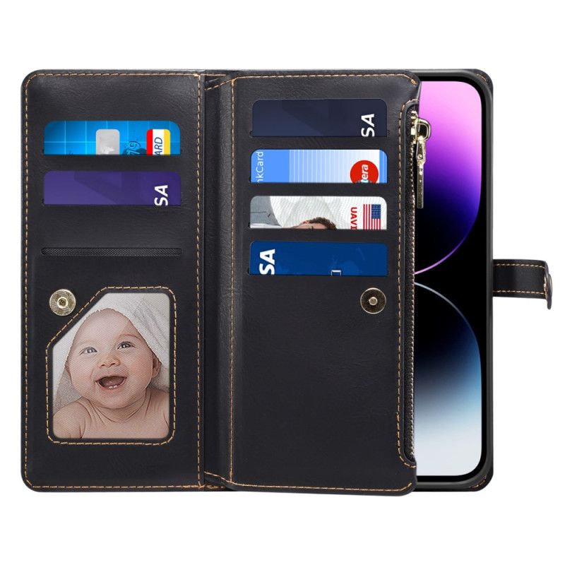 Kožený Kryt Na iPhone 16 Galaxy Series Eseble