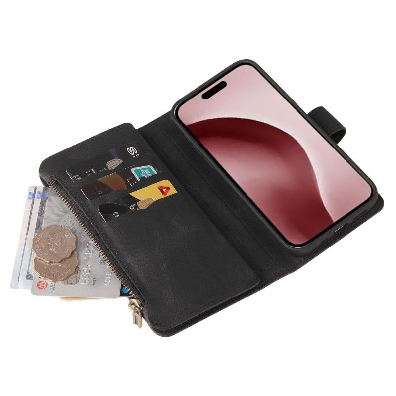 Kožený Kryt Na iPhone 16 Pro Multifunkční