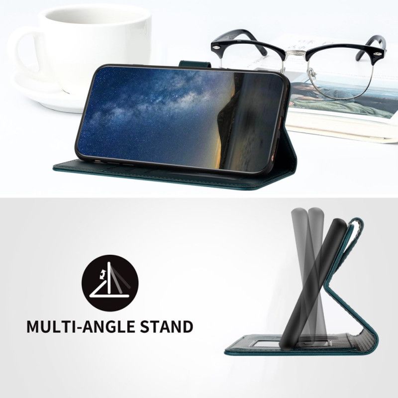 Kožený Kryt Na iPhone 17 Pro Max Květinová Krajka