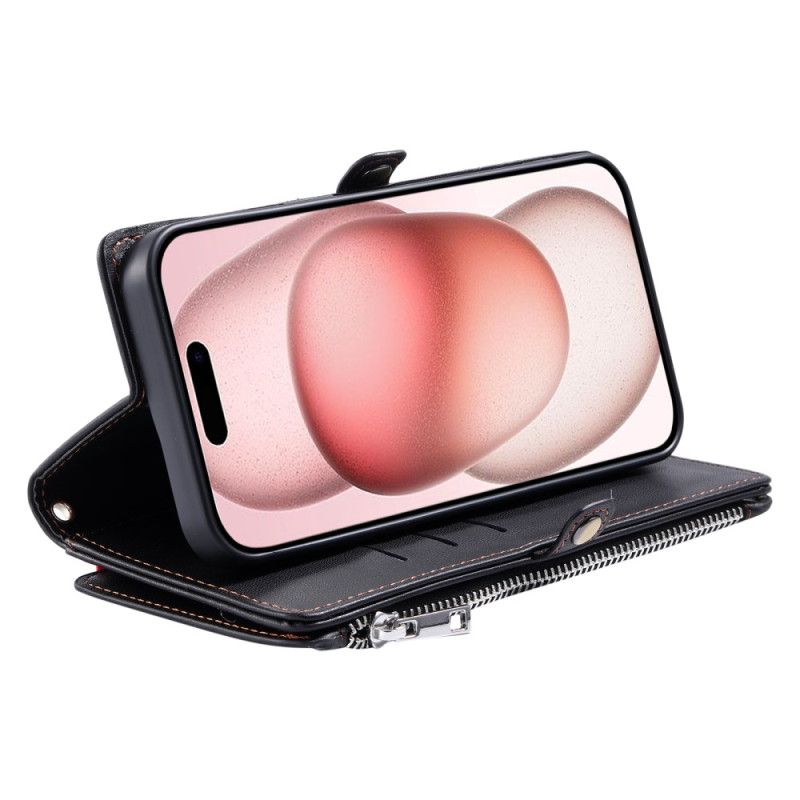 Kožený Kryt Na iPhone 17 Pro Max Retro Prémiové