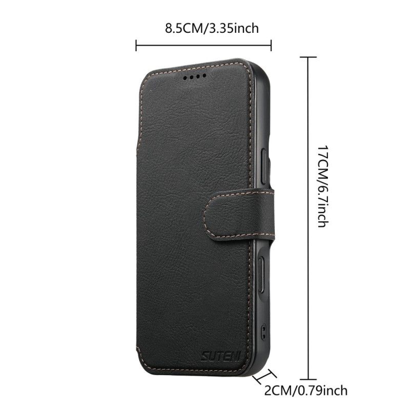 Kožený Kryt Na iPhone Air Odnímatelné Pouzdro Magsafe Suteni