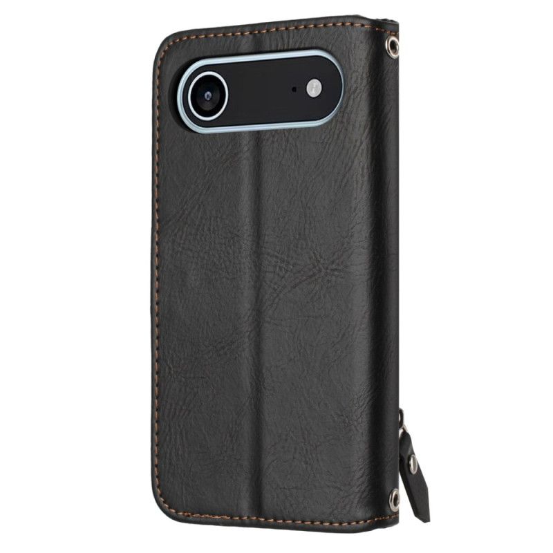 Kožený Kryt Na iPhone Air Retro Peněženka