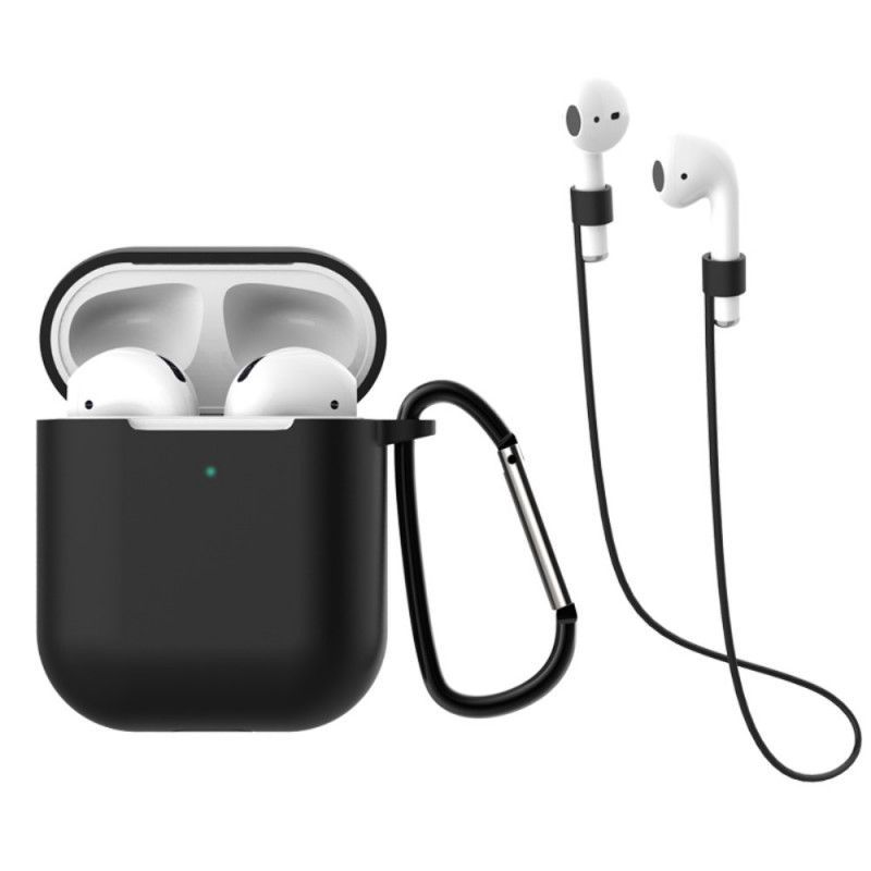 Kryt Airpods (2019) S Karabinou A Lanyardem