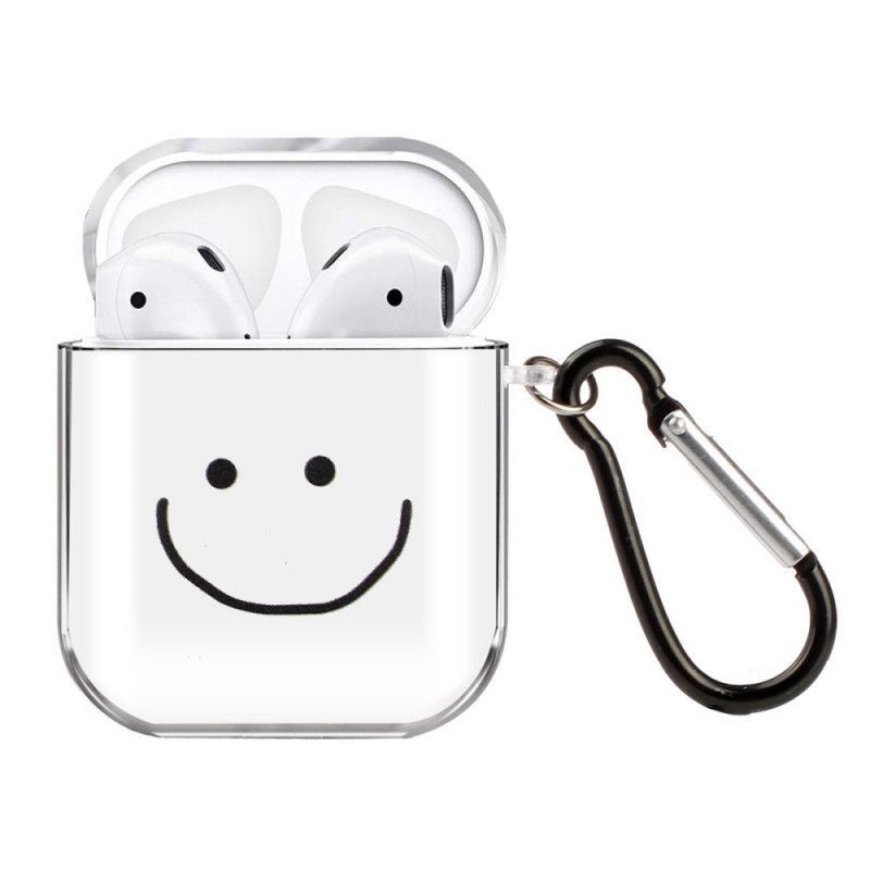 Kryt Airpods Čirý Silikonový Emotikon