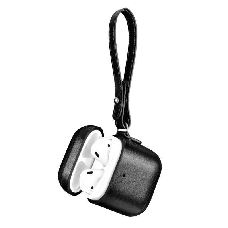 Kryt Airpods Pravá Kůže S Řemínkem Icarer