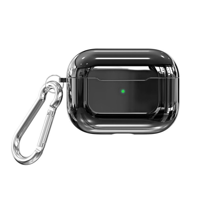Kryt Airpods Pro Kovový Styl S Karabinou