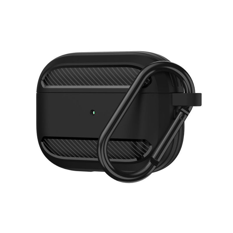 Kryt Airpods Pro Uhlíkové Vlákno S Karabinkou