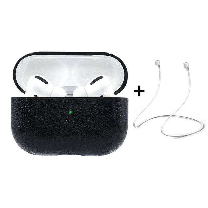 Kryt Airpods Pro Umělá Kůže Se Šňůrovým Kloboukem Princ