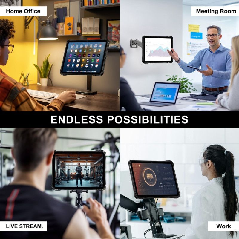 Kryt iPad (2025) Kryty Na Mobil Průhledný Integrovaný Stojánek