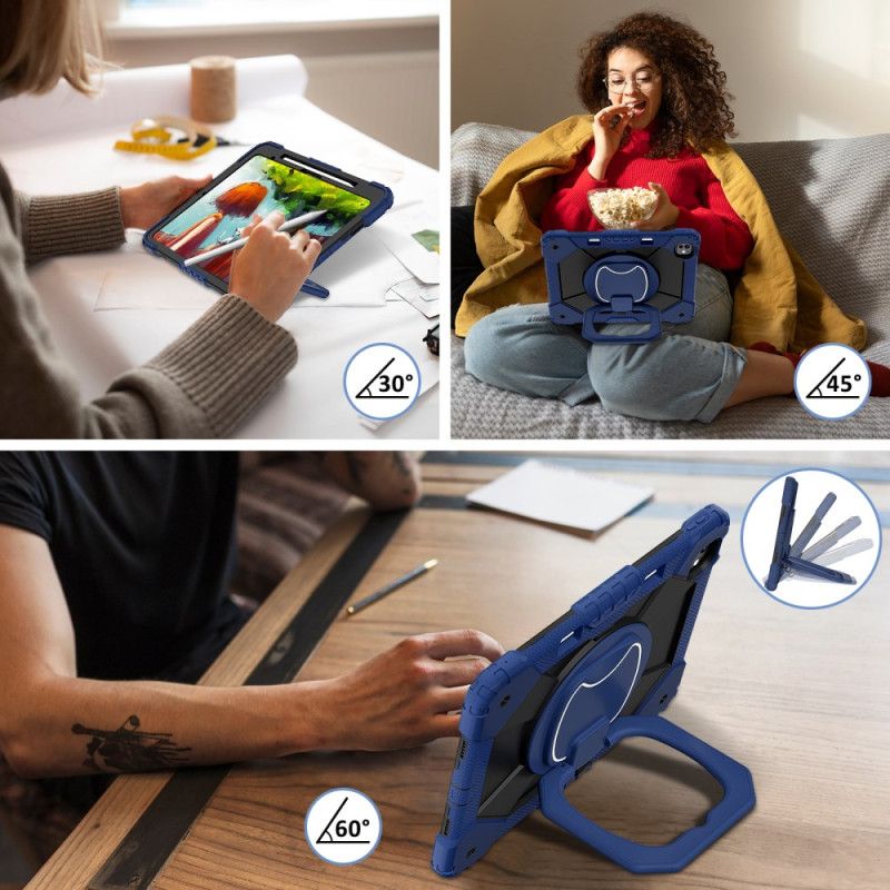 Kryt iPad Pro 13 (2025) Dvoubarevný Stojan A Ramenní Popruh