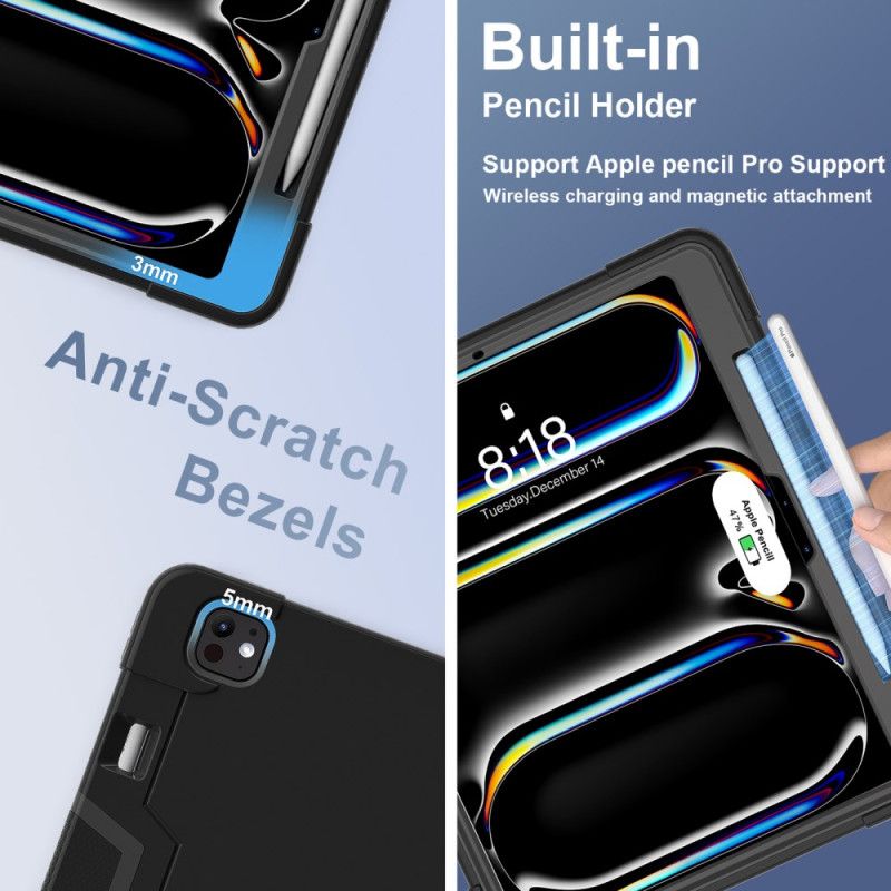 Kryt iPad Pro 13 (2025) Integrovaný Stojan A Držák Stylusu